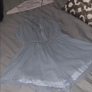 Light blue romper